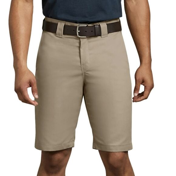 Dickies Khaki Relaxed Flex Fit Men's Work Shorts #6 - Picture 1 of 11